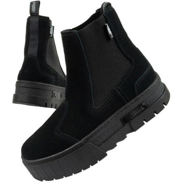 Dámske topánky Mayze Chelsea Suede W 382829 01 Black - Puma 60396137