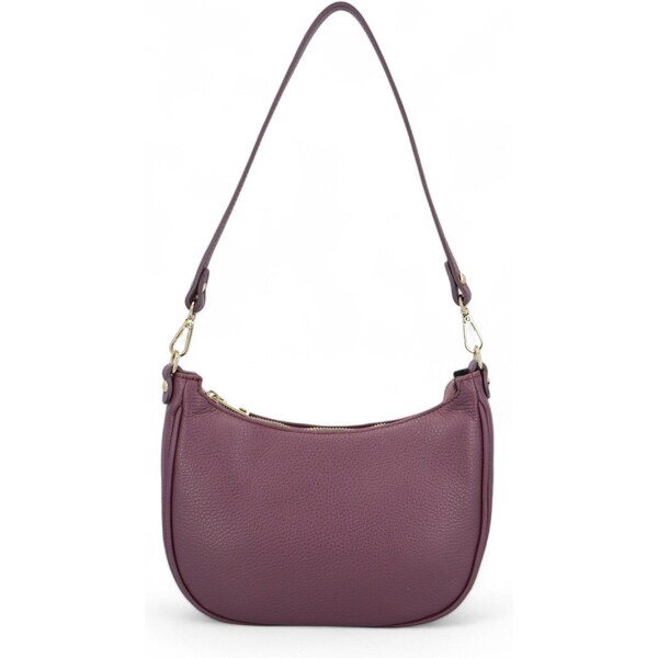 Delami Vera Pelle Dámska kožená kabelka na rameno fialová - Delami 60619241