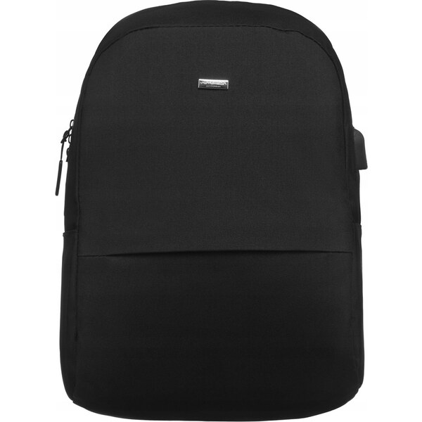 Peterson čierny batoh s USB portom PTN 32703 49671975