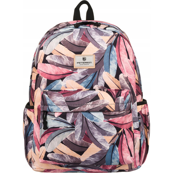 Peterson farebný vzorovaný batoh s vreckom na notebook PTN 77702 49699543