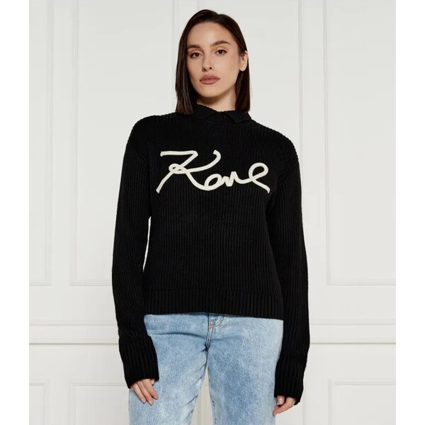 Karl Lagerfeld Polo tričkorolák | regular fit | s prímesou vlny 62337851