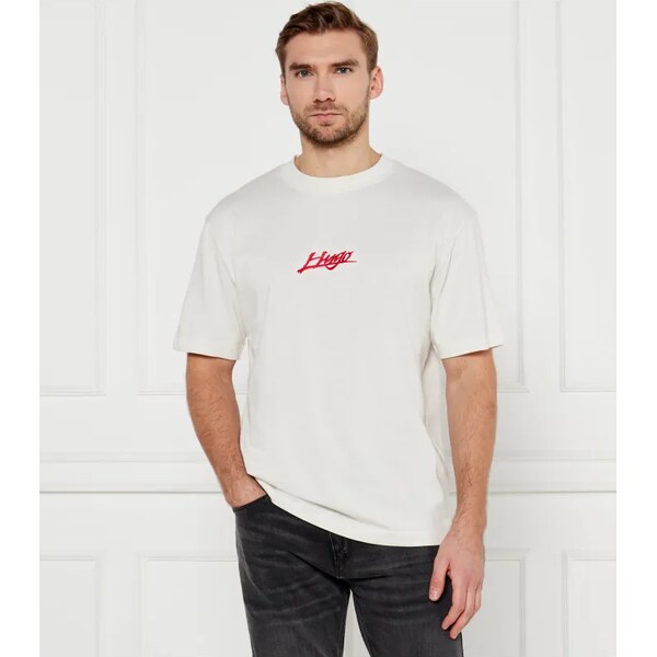 HUGO Tričko Dlogotee | Loose fit 60418559