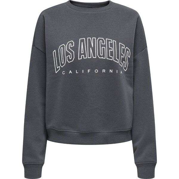 ONLY Mikina tmavosivá / biela 61067690