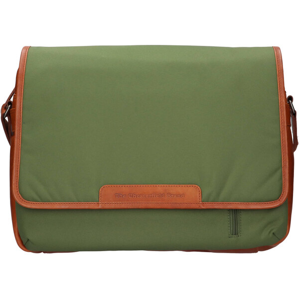Pánska taška cez rameno The Chesterfield Brand Lemon - zeleno-hnedá 60442267