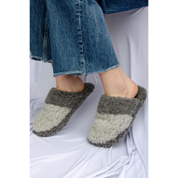 Glara Unisex vlnené šlapky 60442516