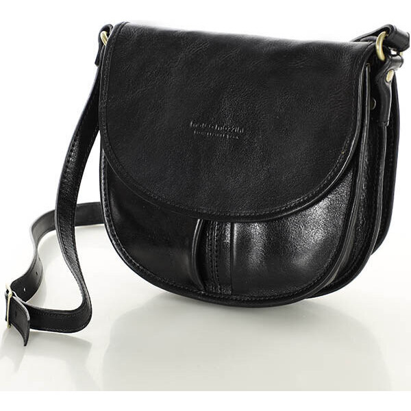 MARCO MAZZINI Kožená kabelka na rameno | čierna L256a 60442636