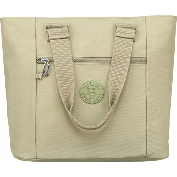 Peterson svetlozelená priestranná shopper taška PTN 3301-CO 50296790