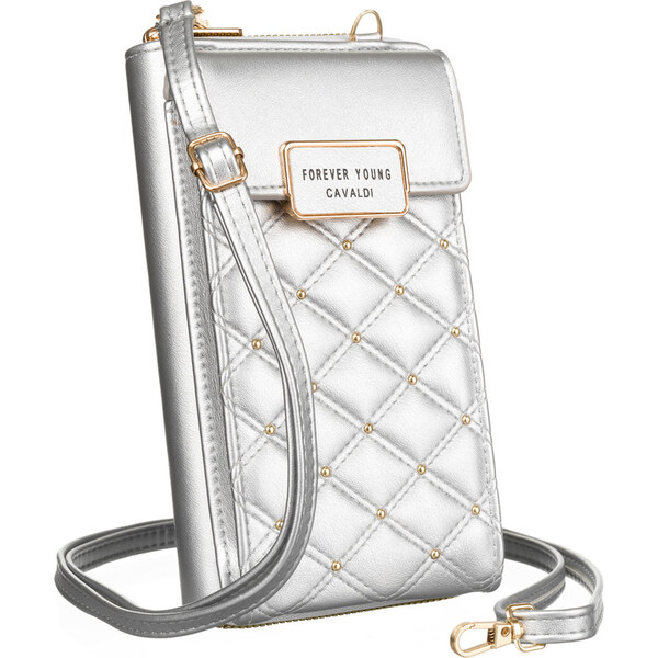 Dámska mini kabelka-peňaženka z ekologickej kože - 4U Cavaldi 66065802