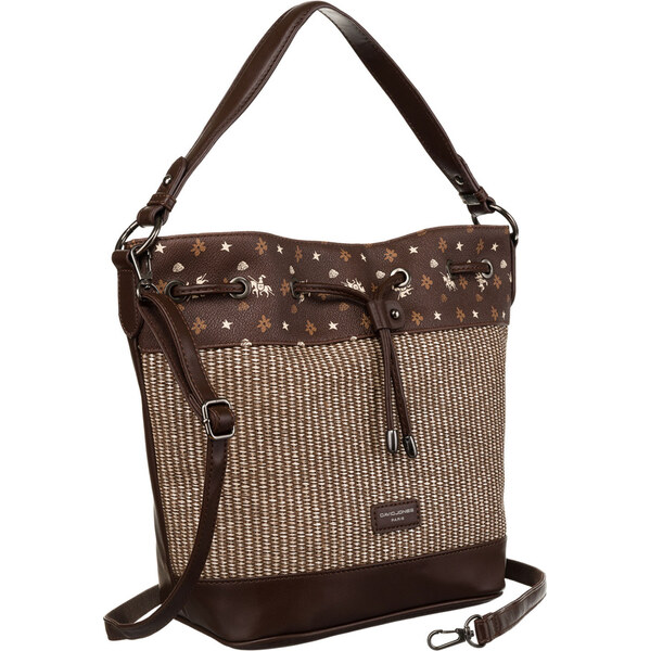 Štýlová taška s ozdobným panelom - David Jones 66065800