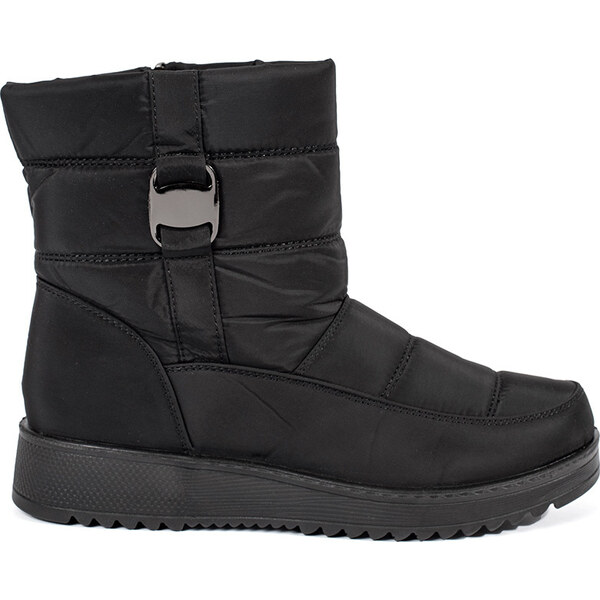 SHELOVET Čierne pohodlné dámske snehule X56-2B 66148982