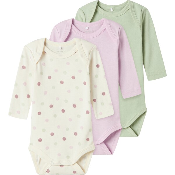 NAME IT Body svetlobéžová / pastelovo zelená / orgovánová / 60868557