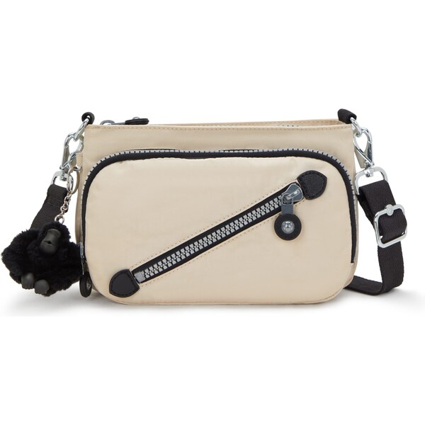 KIPLING Taška cez rameno NEW MILOS krémová / čierna 63146664