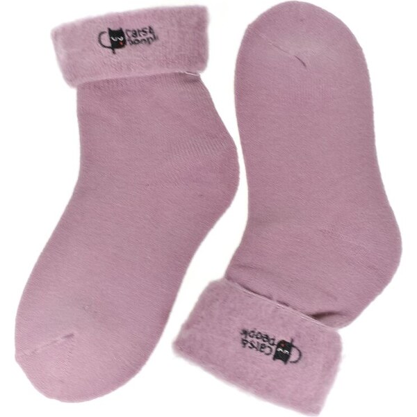 AURA.VIA Spandex detské fialovo-ružové ponožky 28-35 60464072