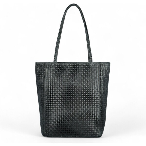 Delami Vera Pelle Dámska kožená kabelka cez rameno čierna - Delami 60578055