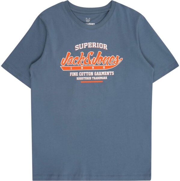 Jack & Jones Junior Tričko námornícka modrá / oranžová / biela 60870500