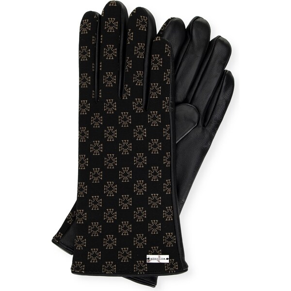 Dámske čierne rukavice Wittchen 39-6A-021-1 60475235