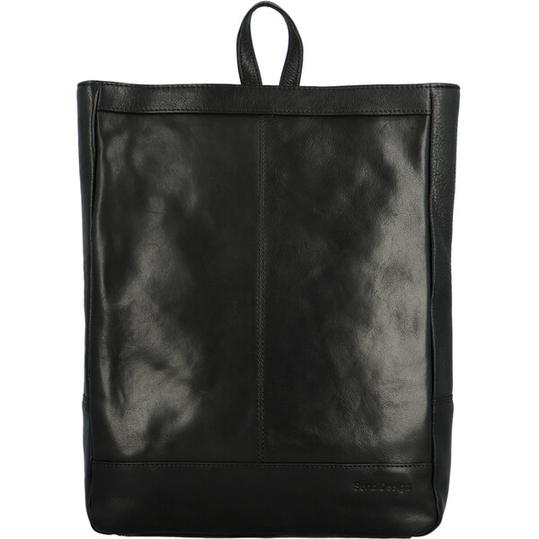 Kožený batoh čierny - SendiDesign Vigano čierna 60478743