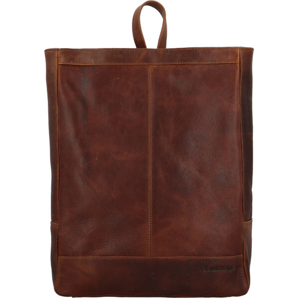 Kožený batoh hnedý - SendiDesign Vigano hnedá 60478744
