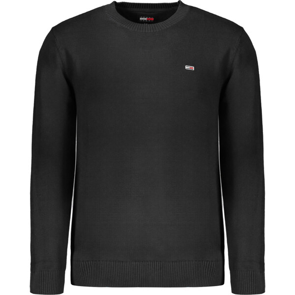 Tommy Hilfiger Jeans Pánsky čierny sveter Tommy Hilfiger 64715193