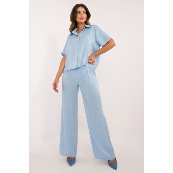 MladaModa 2-dielny elegantný komplet nohavíc a košele model 72884 60493613