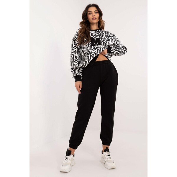 MladaModa Tepláková súprava so zvieracím motívom model 96511-2 biela 60493623