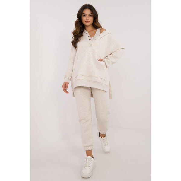 MladaModa 3-dielna zateplená tepláková súprava s topom model 84732 60493682