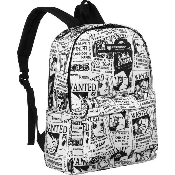 Bielo-čierny dámsky batoh so vzormi Peterson PTN 79904 59080278