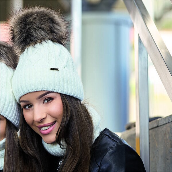 AJS Zimná čiapka s tunelom Karolina BIG 60497759