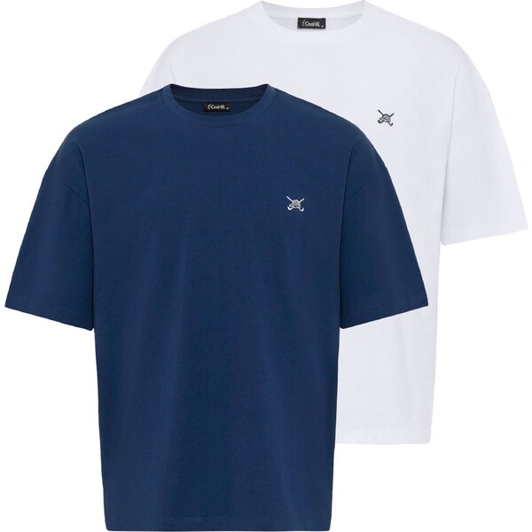 Cool Hill Tričko námornícka modrá / biela 60683098