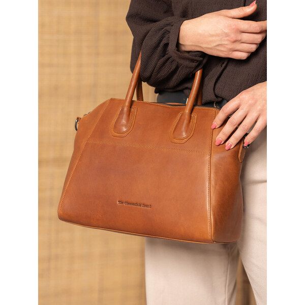 Dámska kožená kabelka The Chesterfield Brand Magda - koňak 60442264