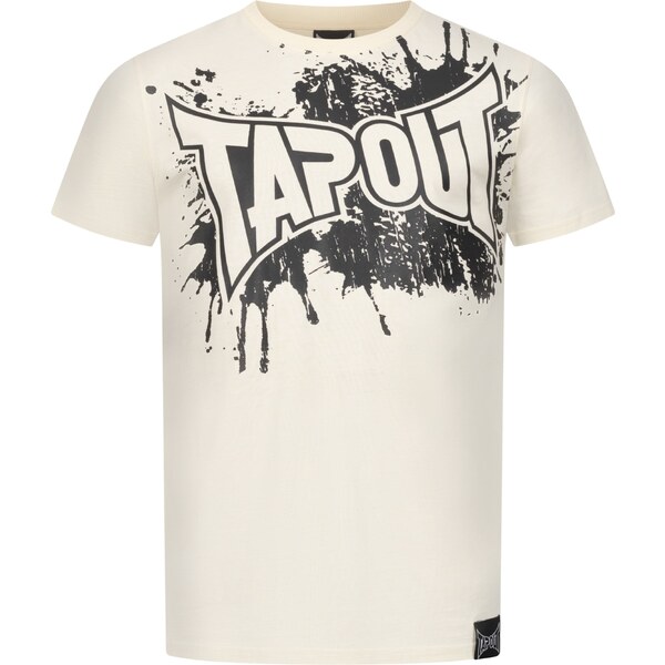 Tapout Tričko Splashed krémová / čierna 60869584
