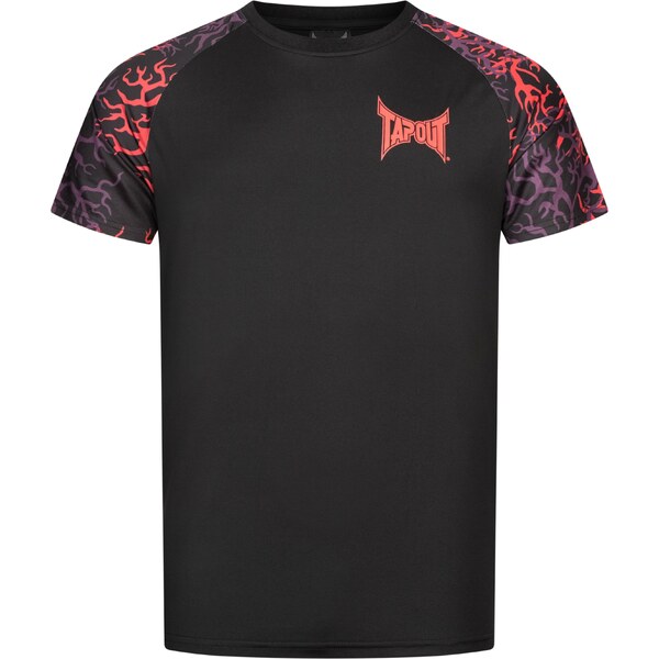 Tapout Funkčné tričko Taproot tmavofialová / červená / čierna 60869632