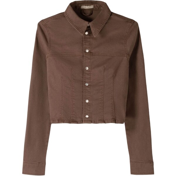 Bershka Blúzka hnedá 63149909