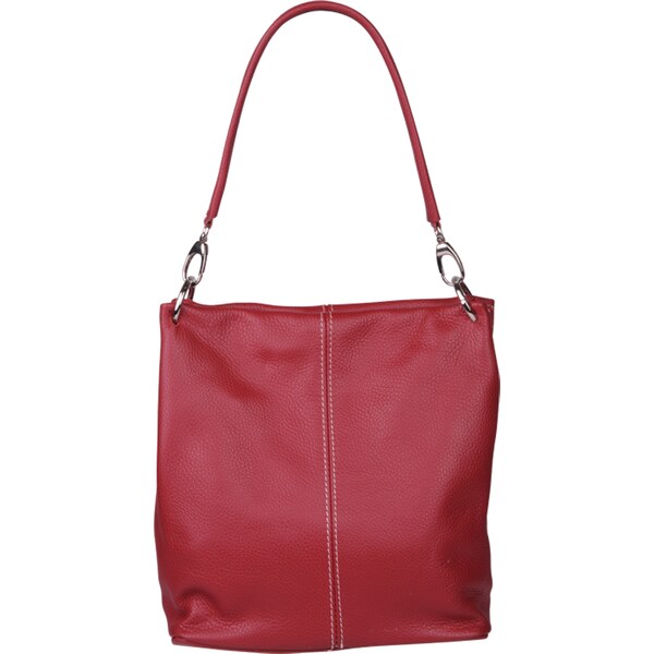 Červená kožená talianska kabelka Fiora Rossa NovaKabelka.sk 381796