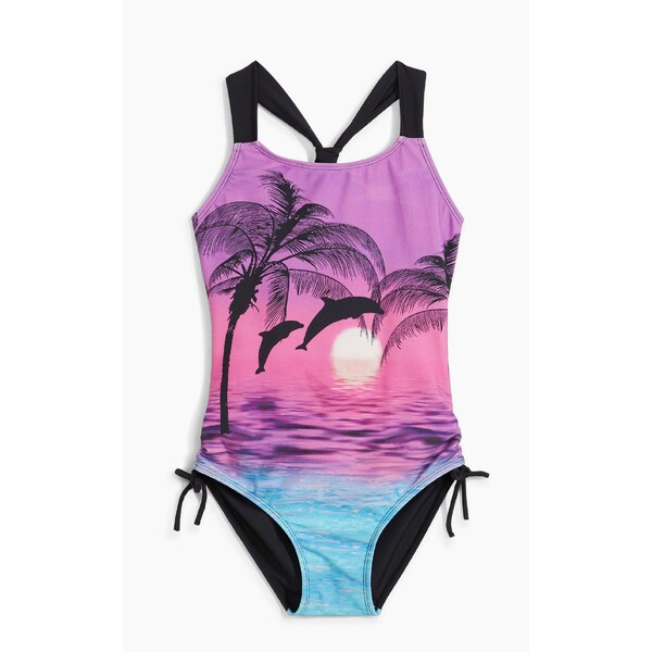 bonprix Dievčenské plavky, farba pestrá 53691845