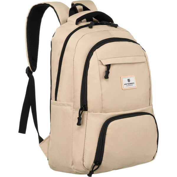 Peterson béžový športový plecniak s priestorom pre notebook PTN 77712 56422218