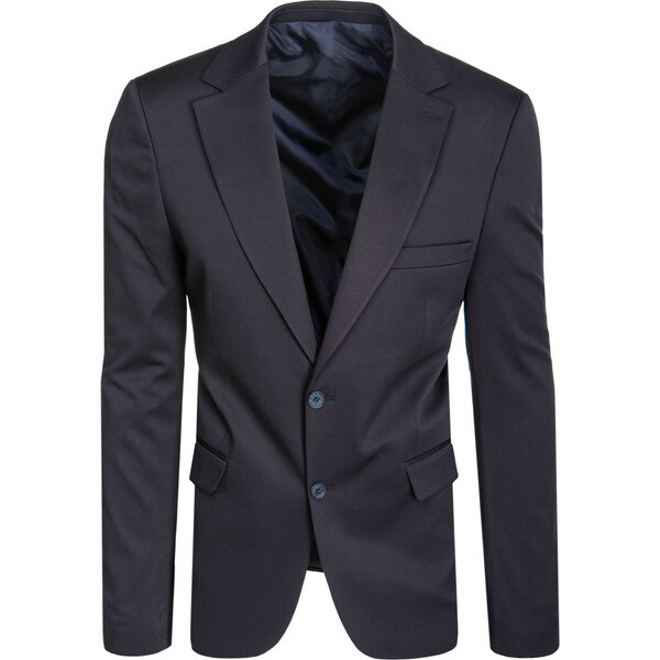 BASIC Tmavomodré pánske jednoradové sako MX0630 60518831