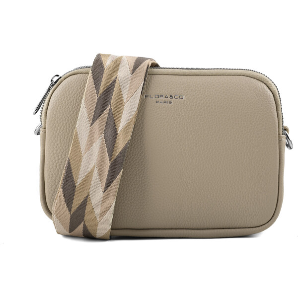 FLORA & CO Dámska crossbody kabelka 3647 Beige 66591164