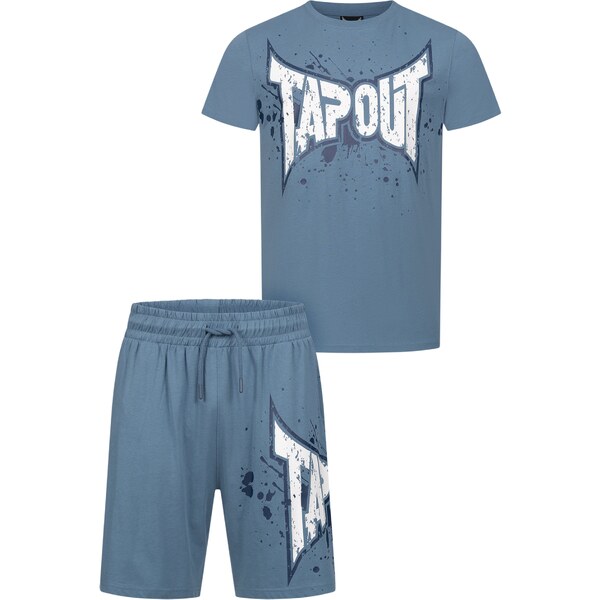 Tapout Tréningový komplet Dunlab modrosivá / biela 60869573
