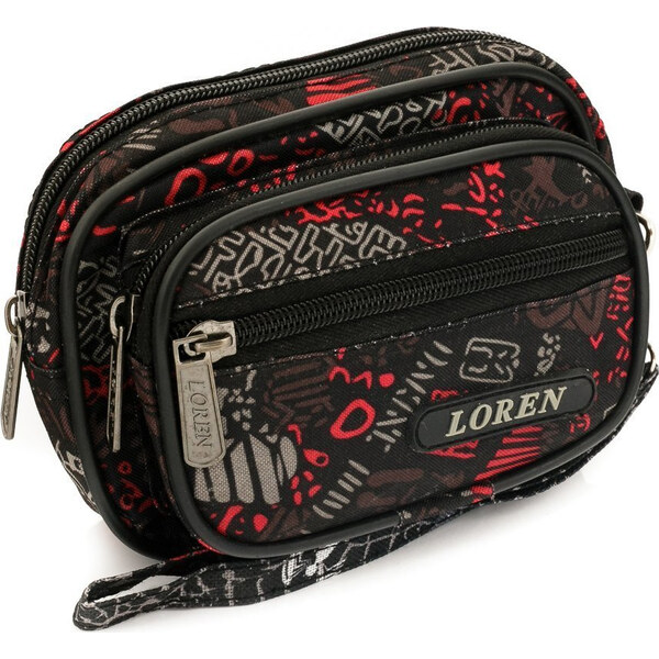 Loren Čierno-červená pánska ladvinka S02-600D-3 19529620