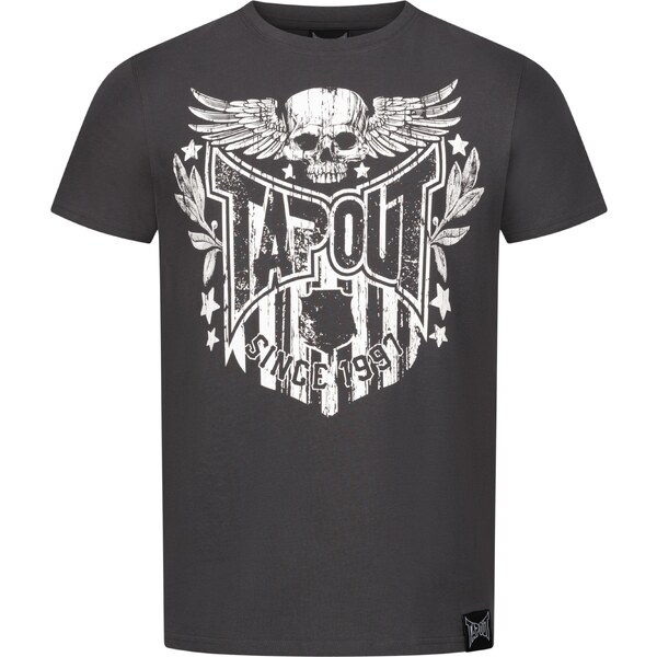 Tapout Tričko Westlake antracitová / biela 60869534