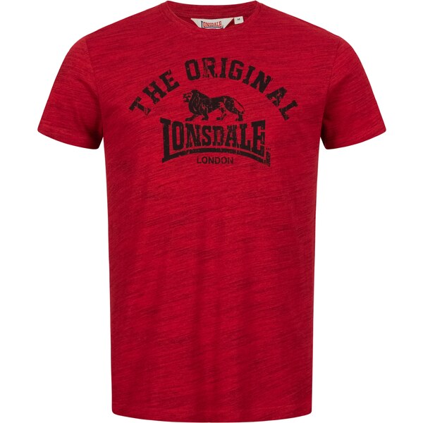 LONSDALE Tričko červená / červená melírovaná / čierna 60869514