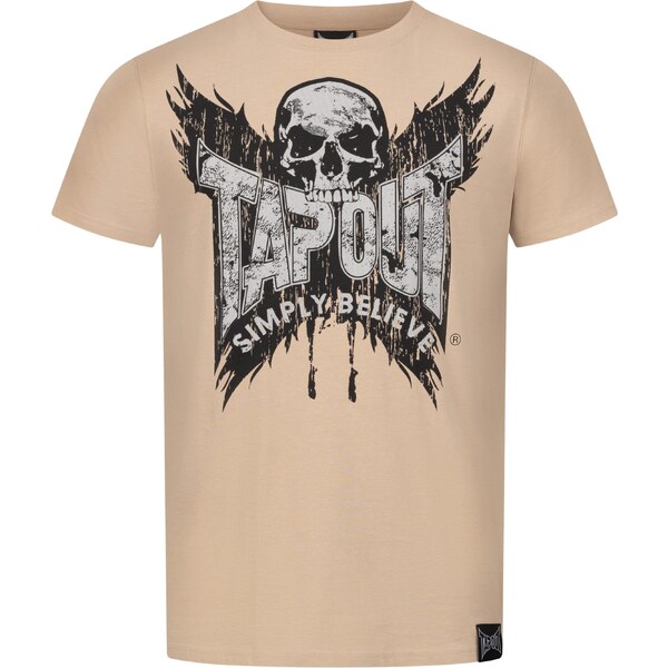 Tapout Tričko Creston piesková / svetlosivá / čierna 60869617