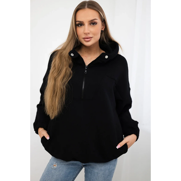 Mikina Harlov so zapínaním na zips as kapucňou 62750289