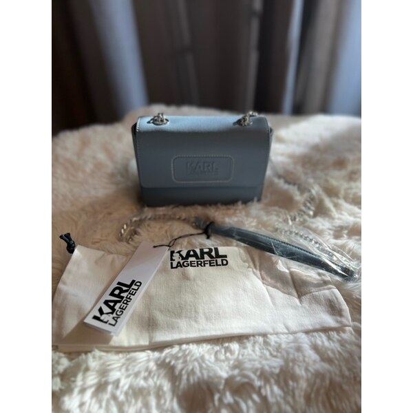 Dámska Kabelka Karl Lagerfeld blue stone crossbody, večerná, 60113393