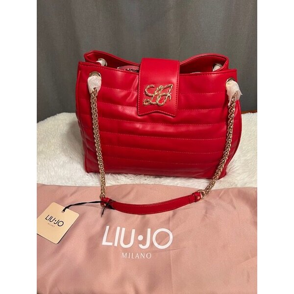 Dámska Kabelka LIU JO red L na rameno, crossbody 60113457