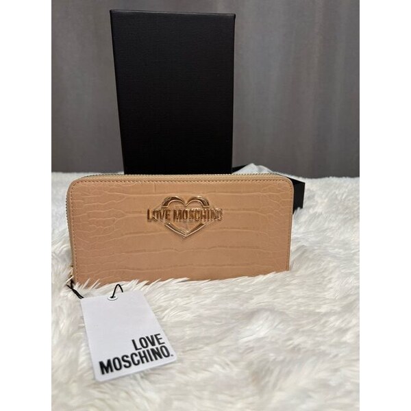 Dámska peňaženka LOVE MOSCHINO Porta Fogli Croco 60113459