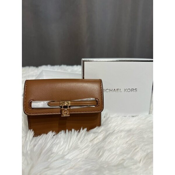 Dámska kožená peňaženka Michael Michael Kors Hamilton Brown 60113467