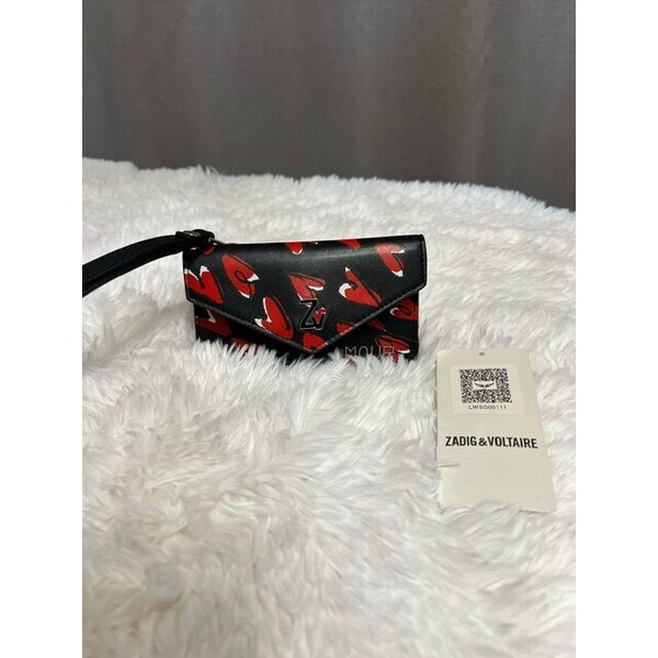 Dámska kožená peňaženka ZADIG & VOLTAIRE Small Heart 60113468