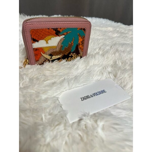 Dámska kožená peňaženka ZADIG & VOLTAIRE mini Island 60113469